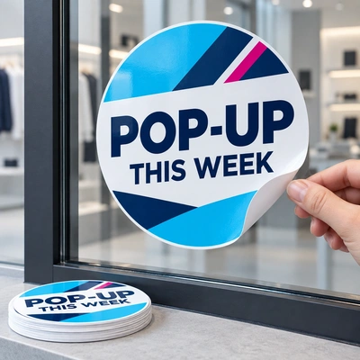  Removable Pop - Up Window Sticker