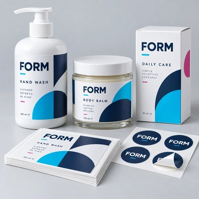  Modern Form Labels On Retail Packaging