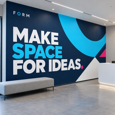  Make Space For Ideas Mural