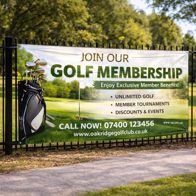  Outdoor Banner  -  Golf