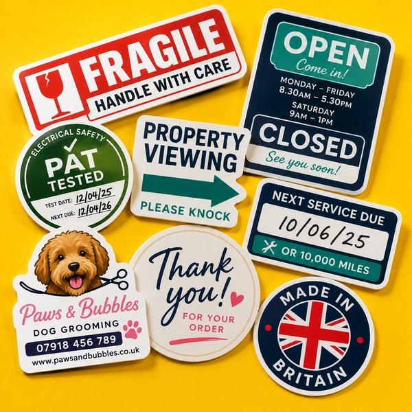  Die Cut Stickers