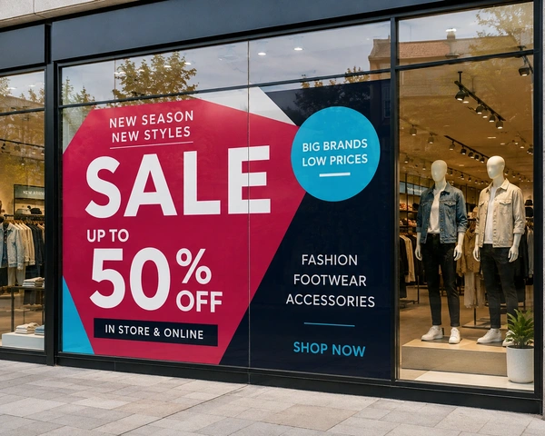  Printed Window Display