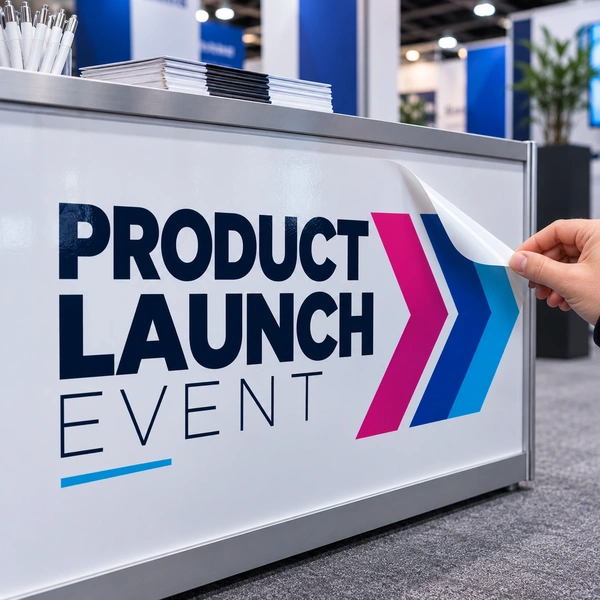  Removable Product Launch Vinyl Graphic