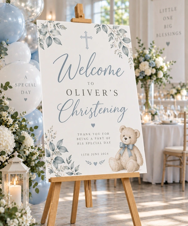  Christening Sign Board